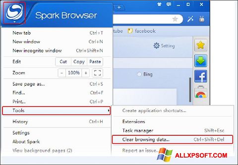 Ekran görüntüsü Spark Windows XP