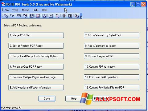 Ekran görüntüsü Pdf995 Windows XP