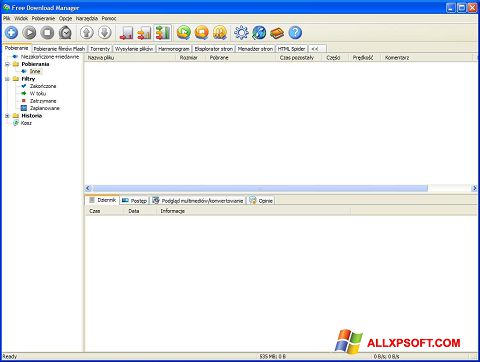 Ekran görüntüsü Free Download Manager Windows XP