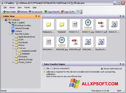 Ekran görüntüsü iFunBox Windows XP