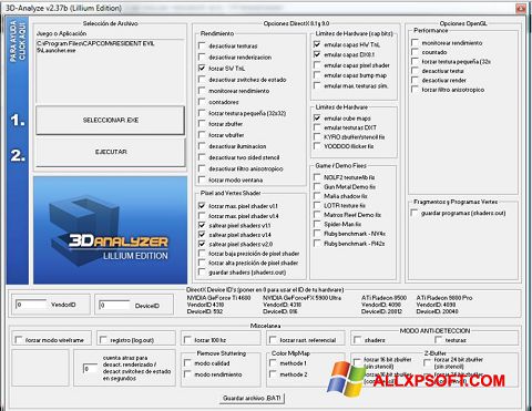Ekran görüntüsü 3D-Analyze Windows XP