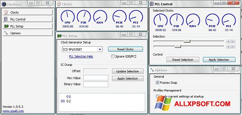 Ekran görüntüsü ClockGen Windows XP