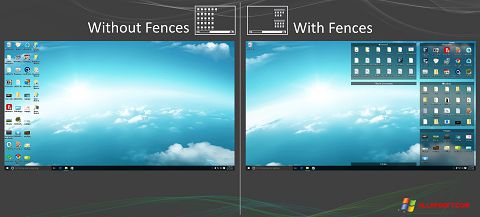 Ekran görüntüsü Fences Windows XP
