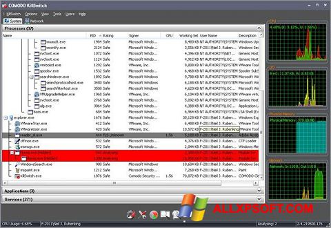 Ekran görüntüsü Comodo Cleaning Essentials Windows XP