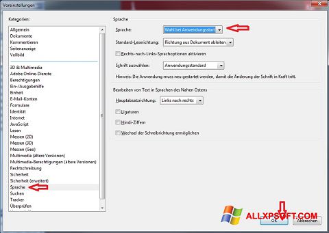Ekran görüntüsü Adobe Reader Windows XP