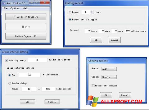 Ekran görüntüsü GS Auto Clicker Windows XP