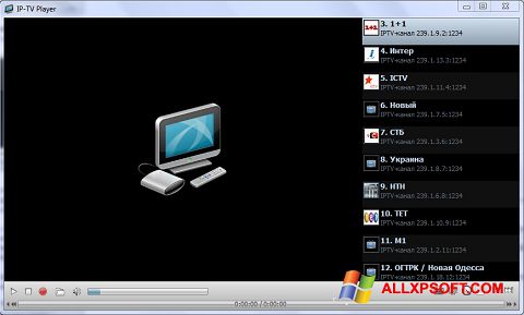 Ekran görüntüsü IP-TV Player Windows XP