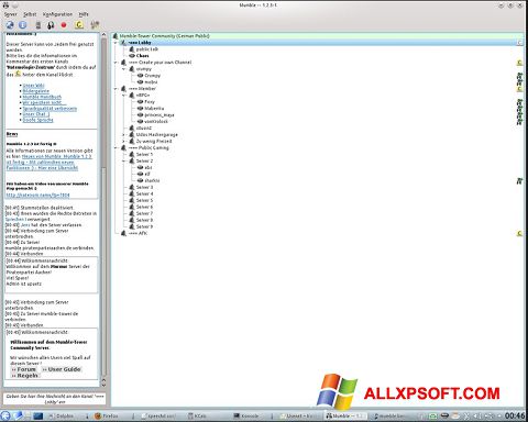 Ekran görüntüsü Mumble Windows XP