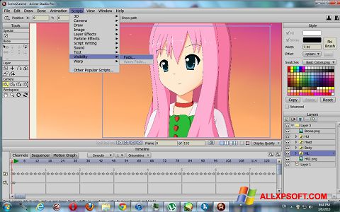 Ekran görüntüsü Anime Studio Windows XP