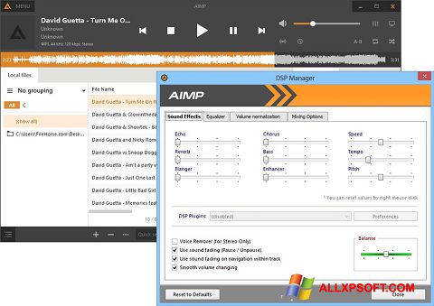 Ekran görüntüsü AIMP Windows XP