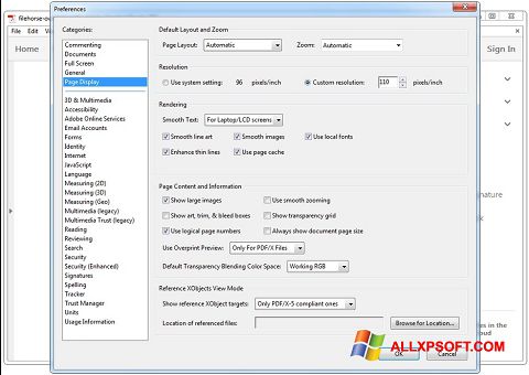 Ekran görüntüsü Adobe Acrobat Reader DC Windows XP