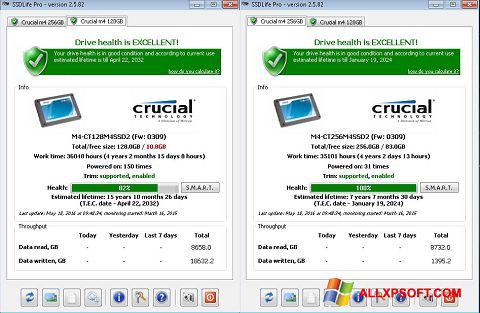 Ekran görüntüsü SSDLife Windows XP