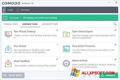 Ekran görüntüsü Comodo Antivirus Windows XP