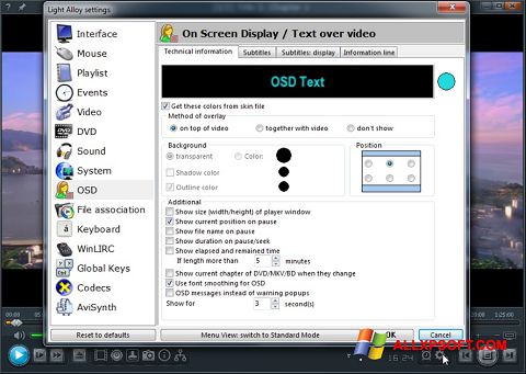 Ekran görüntüsü Light Alloy Windows XP