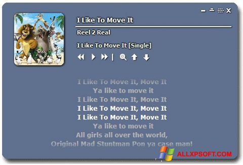 Ekran görüntüsü Minilyrics Windows XP