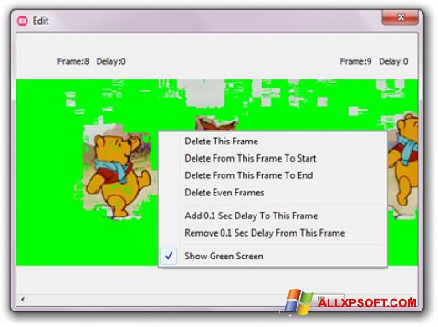 Ekran görüntüsü GifCam Windows XP