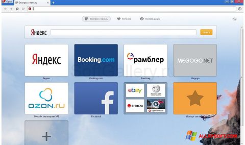 Ekran görüntüsü Opera Next Windows XP
