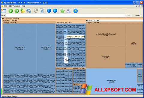 Ekran görüntüsü SpaceSniffer Windows XP