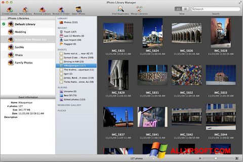Ekran görüntüsü iPhoto Windows XP