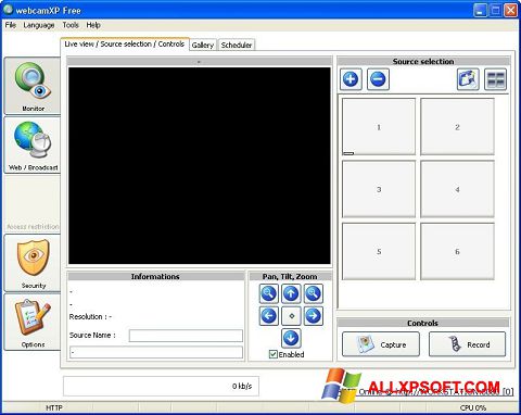 Ekran görüntüsü webcamXP Windows XP