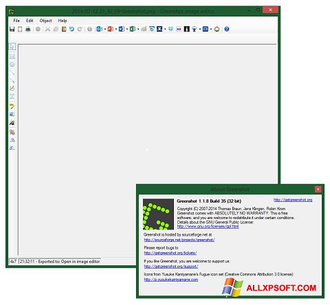 Ekran görüntüsü Greenshot Windows XP