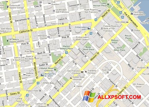 Ekran görüntüsü Google Maps Windows XP
