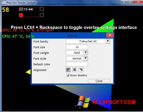 Ekran görüntüsü PlayClaw Windows XP
