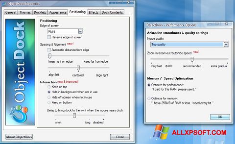Ekran görüntüsü ObjectDock Windows XP