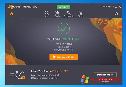 Ekran görüntüsü Avast Internet Security Windows XP