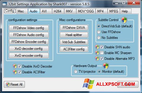 Ekran görüntüsü Vista Codec Package Windows XP