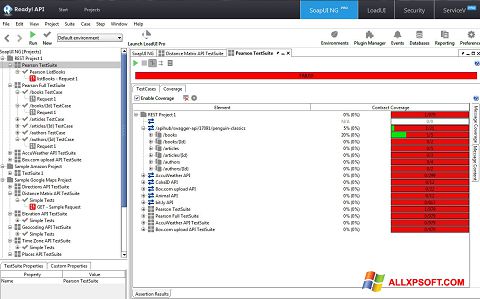 Ekran görüntüsü SoapUI Windows XP