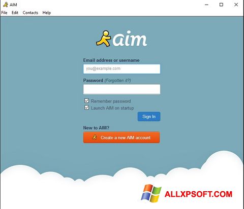 Ekran görüntüsü AOL Instant Messenger Windows XP