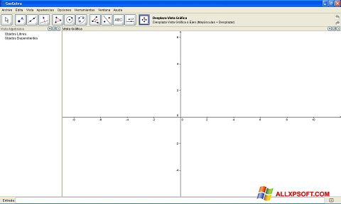 Ekran görüntüsü GeoGebra Windows XP