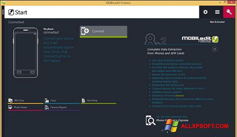 Ekran görüntüsü MOBILedit! Windows XP