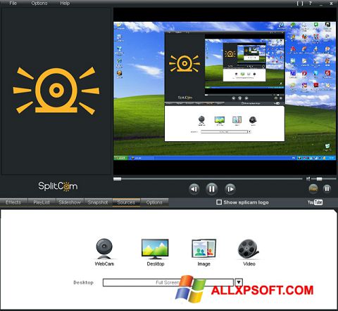 Ekran görüntüsü SplitCam Windows XP