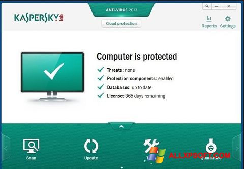 Ekran görüntüsü Kaspersky Free Antivirus Windows XP