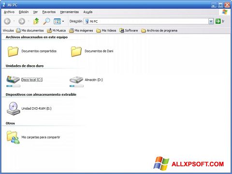 Ekran görüntüsü Vista Drive Icon Windows XP
