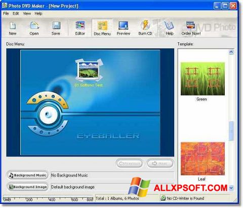 Ekran görüntüsü DVD Maker Windows XP
