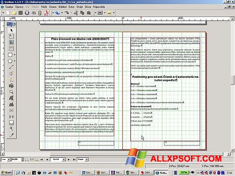 Ekran görüntüsü Scribus Windows XP
