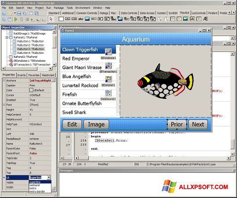 Ekran görüntüsü Lazarus Windows XP