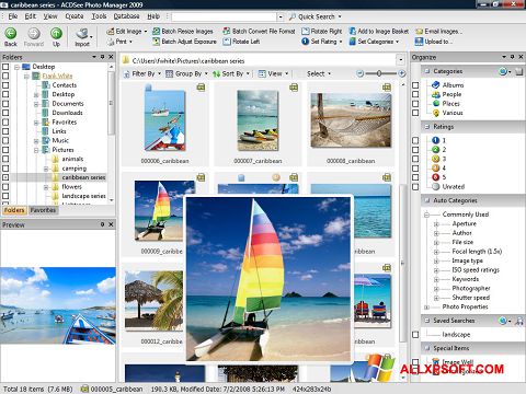 Ekran görüntüsü ACDSee Photo Manager Windows XP