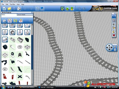 Ekran görüntüsü LEGO Digital Designer Windows XP