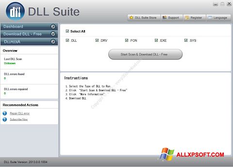 Ekran görüntüsü DLL Suite Windows XP