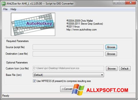Ekran görüntüsü AutoHotkey Windows XP