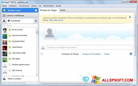 Ekran görüntüsü Skype Beta Windows XP
