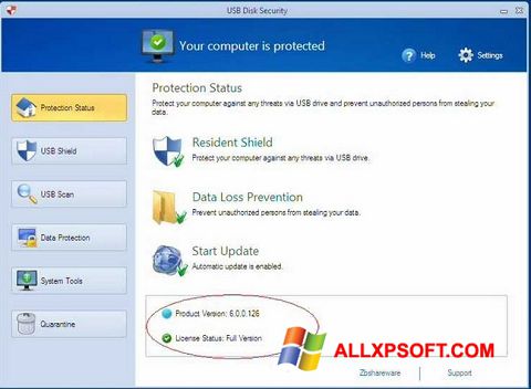 Ekran görüntüsü USB Disk Security Windows XP