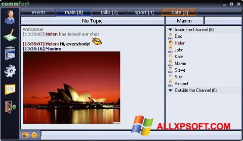 Ekran görüntüsü CommFort Windows XP