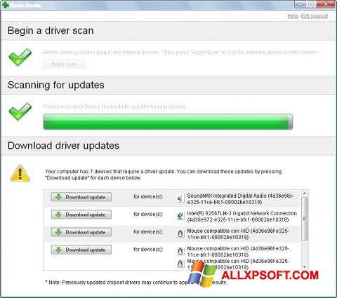 Ekran görüntüsü Device Doctor Windows XP