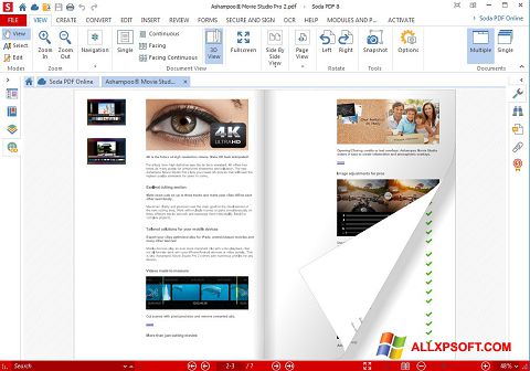 Ekran görüntüsü Soda PDF Windows XP
