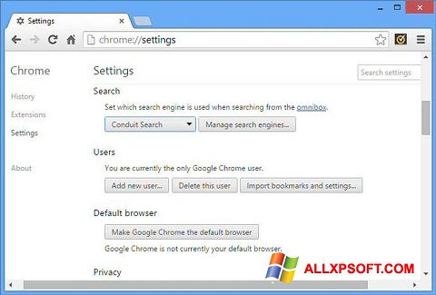 Ekran görüntüsü Chrome Cleanup Tool Windows XP